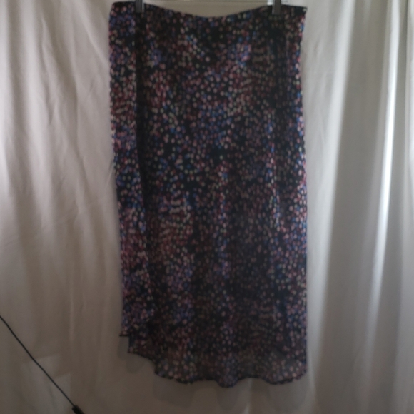 Cato Multi Color Print Long Skirt - Picture 3 of 4